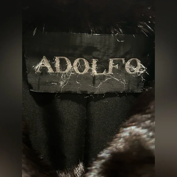 ADOLFO Mink Fur Coat Womens size 12 NEW - Picture 10 of 16
